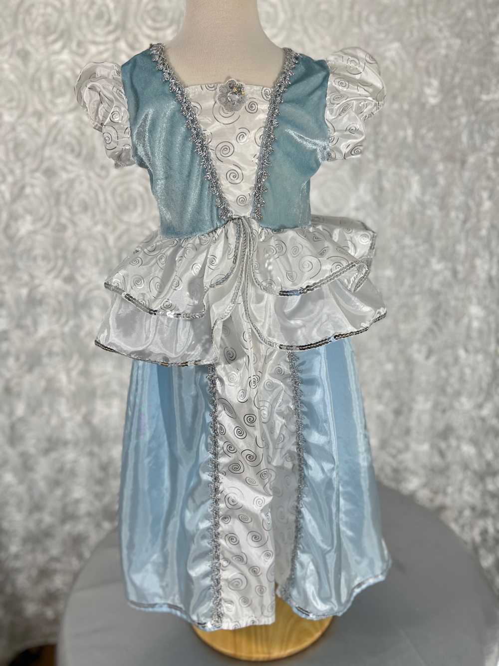 Cinderella Princess Blue and White Dress Kids Costume